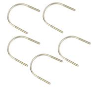MACHSWON 5PCS U-Bolts 304 Stainless Steel M6x12mm U-Bolt Fastener U Shape Bolt For Pipelines Attaching Piping Tube Brackets