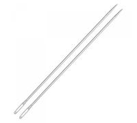 MACHSWON 6.89 inch Stainless Steel Long Straight Sewing Needles Big Eye Embroidery Beading Needles for DIY Craft Yarn 40Pcs