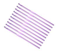 MACHSWON 6Pcs 4.5mm Aluminum Crochet Hooks Knitting Needles for DIY Craft Yarn