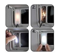 MACHSWON 6Pcs 6000k White 28mm 29mm 6614F Festoon LED Car Bulb Extremely Bright 9-SMD 4014 chips 6641 6612F LED Bulbs Compatible with Vanity Mirror and Sun Visor Lights