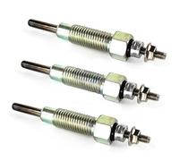 MACHSWON 8-97106549-4 Diesel Heate Glow Plugs 3-Pack Replacement for Isuzu 3LB1 3LD1 4LB1 4LE1 Engine Hitachi Daewoo Excavator Parts, 10V