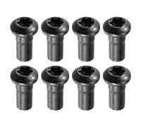 MACHSWON 8pcs Car Door Hinge Nut Hinge Lock Bolt for Je-ep Wrangler JL JLU Rubicon Gladiator JT 2/4-Door 2007-2021 Black