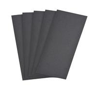 MACHSWON 9 x 3.6inch Wet Dry Silicone Carbide Paper Waterproof Sandpaper for Wood Furniture Finishing, Metal Sanding 5pcs 500 Grits