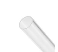 MACHSWON Acrylic Round Tube Clear Rigid Acrylic Pipe 26mm ID 30mm OD 6" Length for Lighting Models Plumbing Aquarium DIY Crafts