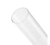 MACHSWON Acrylic Round Tube Clear Rigid Acrylic Pipe 56mm ID 60mm OD 6" Length for Lighting Models Plumbing Aquarium DIY Crafts