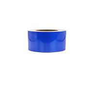 MACHSWON Blue Safety Warning Tapes 50mm widex45.7m L Hazard Warning Tape Delimit Tape High Visibility Safety Marker Flexible Adhesive Barrier Ribbon Strong Reflective Sticker Film For Indoor & Outdoor