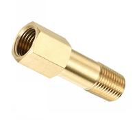 MACHSWON Brass Pipe Fitting Extension G1/4 Female to G1/4 Male Thread Adapter 50mm Length Hex Connector Reducing Pipe Coupling 2Pcs