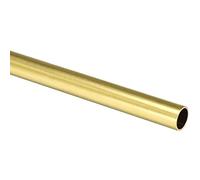 MACHSWON Brass Round Tube H65 Copper Tubes Pipe 100mm Length 18mm OD 1mm Wall Thickness Seamless Straight Pipe Tubing