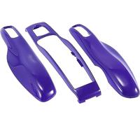 MACHSWON Car Remote Key Fob Cover ABS Case Cover Shell Set for Porsche Cayenne Panamera Macan Purple