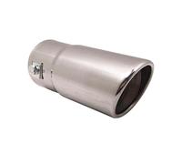MACHSWON Car Tailpipe 63mm Air Intake Exhaust Muffler Tip Tube Suitable for Diameters Stainless Steel Chrome of 1.25 to 2 Inches Universal for Automobiles