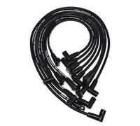 MACHSWON Car Wires HEI 283 305 307 327 350 400 Black Spark Plug Wires Set High Performance 8.0mm Silicone- Compatible with SBC Small Block Chevy Chevrolet GMC Under The Exhaust