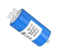 MACHSWON CBB60 15uf Run Capacitor,1Pcs AC 250V 4Pins 50/60Hz Cylinder Bottom with Screw 70 x 40mm Motor Start Capacitor for Washing Machine,Cleaning Machine