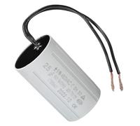 MACHSWON CBB60 25uF Running Capacitor with Wire Cable,AC 450V 50/60Hz Cylinder 70x42mm Motor Start Capacitor for Air Conditioners,Water Pumps,Washing Machines 2Pcs