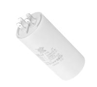 MACHSWON CBB60 30uf Run Capacitor,2Pcs AC 450V 4 Pins 50/60Hz Double Insert Cylinder Bottom Motor Start Capacitor for Air Conditioning,Water Pump,Fan 92x45mm
