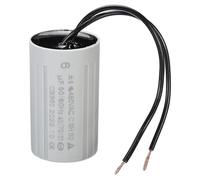 MACHSWON CBB60 6uF Running Capacitor with Wire Cable,AC 450V 50/60Hz Cylinder 60x35mm Motor Start Capacitor for Air Conditioners,Water Pumps,Washing Machines 2Pcs