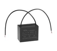 MACHSWON Ceiling Fan Capacitor with 2 Wires Metalized Polypropylene Film Capacitors CBB61 12uF 350V AC 50/60Hz Cylinder 48x38x26mm 25/70/21,1 PCS