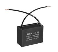 MACHSWON Ceiling Fan Capacitor with 2 Wires Metalized Polypropylene Film Capacitors CBB61 12uF 450V AC 50/60Hz Cylinder 58x25x42mm 25/70/21,1 PCS