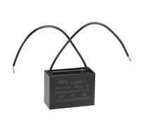 MACHSWON Ceiling Fan Capacitor with 2 Wires Metalized Polypropylene Film Capacitors CBB61 5uF 350V AC 50/60Hz Cylinder 47x34x22mm 25/70/21,1 PCS