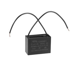 MACHSWON Ceiling Fan Capacitor with 2 Wires Metalized Polypropylene Film Capacitors CBB61 5uF 350V AC 50/60Hz Cylinder 47x34x22mm 25/70/21,1 PCS
