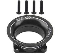 MACHSWON Cooling Fan Motor ESC Metal Motor ESC Cooling Fan Cover Air Inlet Channel Compatible with 1/8 1/10 1/12 RC Car Truck Black 3010 30mm×30mm 540 550 Motor Fan