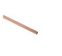 MACHSWON Copper Round Tube T2 Copper Tubes Pipe 10mm OD 0.5mm Wall Thickness 100mm Length Seamless Straight Pipe Tubing