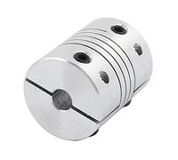 MACHSWON Coupling 5mm to 6.35mm Bore Couplers D25mm x L20mm Shaft Coupler Connector Joint Motor Accessories for Encoder 3D Printer CNC Machine DIY