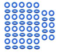 MACHSWON Fuel Injector O-Rings Set - Universal Repair Kits 50 Pcs 7.52mm X 3.53 mm Blue