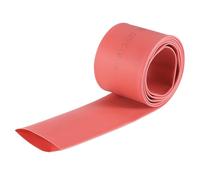 MACHSWON Heat Shrink Tubing 30mm Dia 50mm Flat Width 2:1 Ratio Electrical Wire Cable Wrap Sleeve Shrinkable Tube 1m - Red