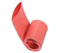 MACHSWON Heat Shrink Tubing 50mm Dia 80mm Flat Width 2:1 Ratio Electrical Wire Cable Wrap Sleeve Shrinkable Tube 1m - Red
