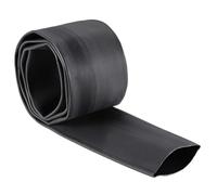 MACHSWON Heat Shrink Wrap Tubing for Fishing Rod Grips Handle 39mm Dia 65mm Flat Width 3:1 Ratio Electrical Wire Cable Wrap Sleeve Shrinkable Tube 3.3ft - Black