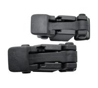 MACHSWON Hood Lock Catch Rubber Hood Latch Covers For Jeep Wrangler JK 2007-2018 Hood Latch Right and Left Sets Replace Protect Engine Styling Parts for Jeep JK Hood Latches