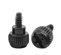 MACHSWON Knurled Head Phillips Thumb Screw for PC Computer Case, Full Thread Bolts Fasteners Grip Thumb Screw, M4 x 12mm, 20pcs