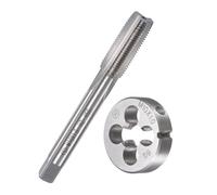 MACHSWON M10x1mm Metric Tap and Die Set,Machine Thread Screw Tap with Round Threading Die,Tap & Die Kit for Nut Screw Bolt Thread Repair