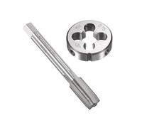 MACHSWON M11 x 0.75mm Metric Tap and Die Set - Machine Thread Screw Tap with Round Threading Die Kit for Thread Repair