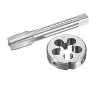 MACHSWON M14x1mm Metric Tap and Die Set,Machine Thread Screw Tap with Round Threading Die,Tap & Die Kit for Nut Screw Bolt Thread Repair