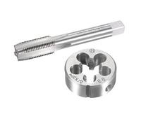 MACHSWON M16x1.5mm Metric Tap and Die Set,Machine Thread Screw Tap with Round Threading Die,Tap & Die Kit for Nut Screw Bolt Thread Repair