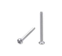 MACHSWON M2x20mm Machine Screws Pan Phillips Cross Head Screw 304 Stainless Steel Round Head Cross Screw Fasteners Bolts 30Pcs