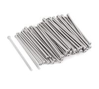 MACHSWON M3x70mm Round Head Cross Screw 304 Stainless Steel Cross head Phillips Pan Head Machine Screws Bolt 60pcs