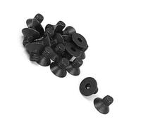 MACHSWON M8 x 12mm Metric Hex Socket Cap Screws 10.9 Grade Carbon Steel Fully Threaded Black Oxide Finish Flat Head Bolts 20Pcs