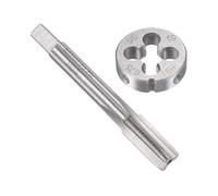 MACHSWON M9 x 0.75mm Metric Tap and Die Set - Machine Thread Screw Tap with Round Threading Die Kit for Thread Repair