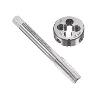 MACHSWON M9 x 1mm Metric Tap and Die Set - Machine Thread Screw Tap with Round Threading Die Kit for Thread Repair
