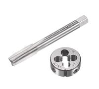 MACHSWON M9x1mm Metric Tap and Die Set,Machine Thread Screw Tap with Round Threading Die,Tap & Die Kit for Nut Screw Bolt Thread Repair