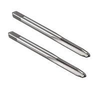 MACHSWON Metric Machine Tap for Drilling Tapping Cutting on Soft Metal Aluminum Plate and Iron H2 3 Flutes HSS Screw Tapping Threading Machinist Repair DIY Tool M4 x 0.7 mm 2PCS
