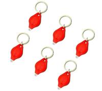 MACHSWON Mini Keychain Torches UV Flashlight Money Checker Key-Chain LED Light Key Ring Light Torch Red 6PCS