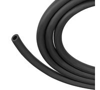 MACHSWON PVC Air Tubing 5mm ID 8mm OD 5m Length Flexible Pipe Hose Lightweight Plastic Tubing for Water Oil Air Transfer-Black