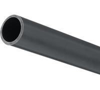 MACHSWON PVC Pipe 16mm ID 20mm OD 200mm Length Round Plastic Rigid Tubing High Impact for Drain Pipe Cable Sleeve(Dark Grey)