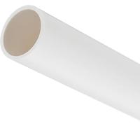 MACHSWON PVC Pipe 27.2mm ID 32mm OD 350mm Length Round Plastic Rigid Tubing High Impact for Drain Pipe Cable Sleeve(White)