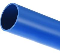 MACHSWON PVC Pipe 28mm ID 32mm OD 350mm Length Round Plastic Rigid Tubing High Impact for Drain Pipe Cable Sleeve(Blue)