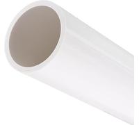 MACHSWON PVC Pipe 57mm ID 63mm OD 350mm Length Round Plastic Rigid Tubing High Impact for Drain Pipe Cable Sleeve(White)