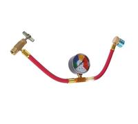 MACHSWON R1234YF Charge Hose Kit, Car A/C Refrigerant Charge Hose with 1/2 Acme LH Opener Tap Puncture Style, R1234YF Low Side Quick Coupler, Mobile Air Con Refrigerant Charging Pipe Gauge